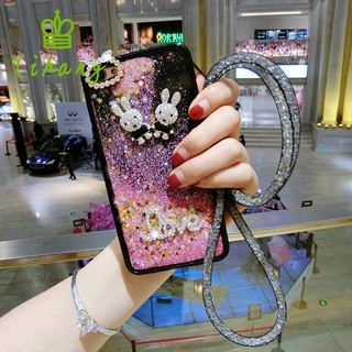 6 Samsung Galaxy Note 9 8 5 C9 Pro J7 J5 J3 A7 2016 Prime Couple Rabbit Quicksand Cover