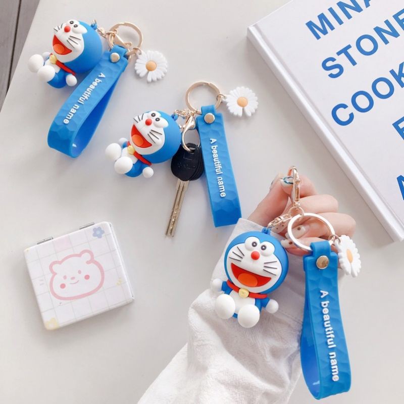 DÂY ĐEO MÓC KHÓA DORAEMON DOREMON SILICON TRENDY XINH XẮN