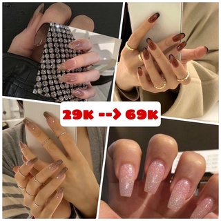 TOP 1 nailbox bán chạy nhất fom mỏng nhẹ dễ chơi,độ bền 2-3 tuần,sp kèm keo và dũa có thể thay đổi thiết kế màu theo yêu