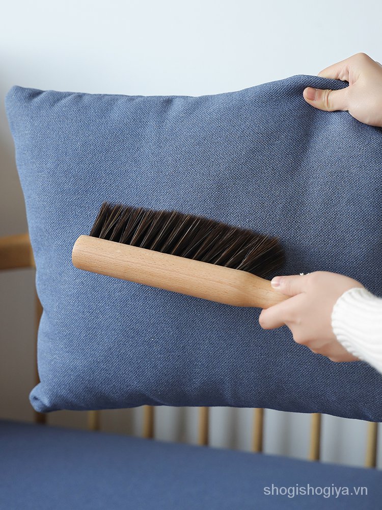Cọ quét bụi làm sạch ghế sofa giường ngủ gia đình sợi lông mềm nhân tạo tay cầm dài phong cách Nhật Bản