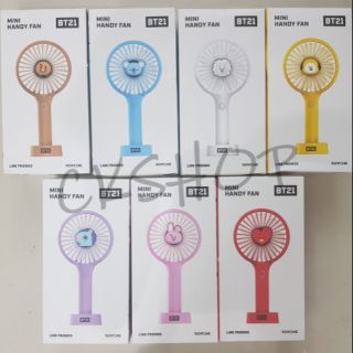 Quạt cầm tay, handy fan BT21 Royche bản mới, ver2