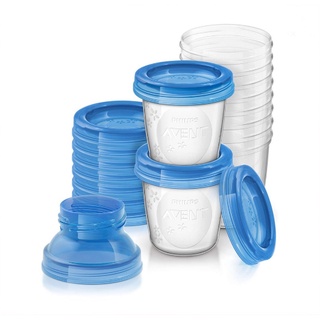 Cốc trữ sữa Avent 180ml chính hãng