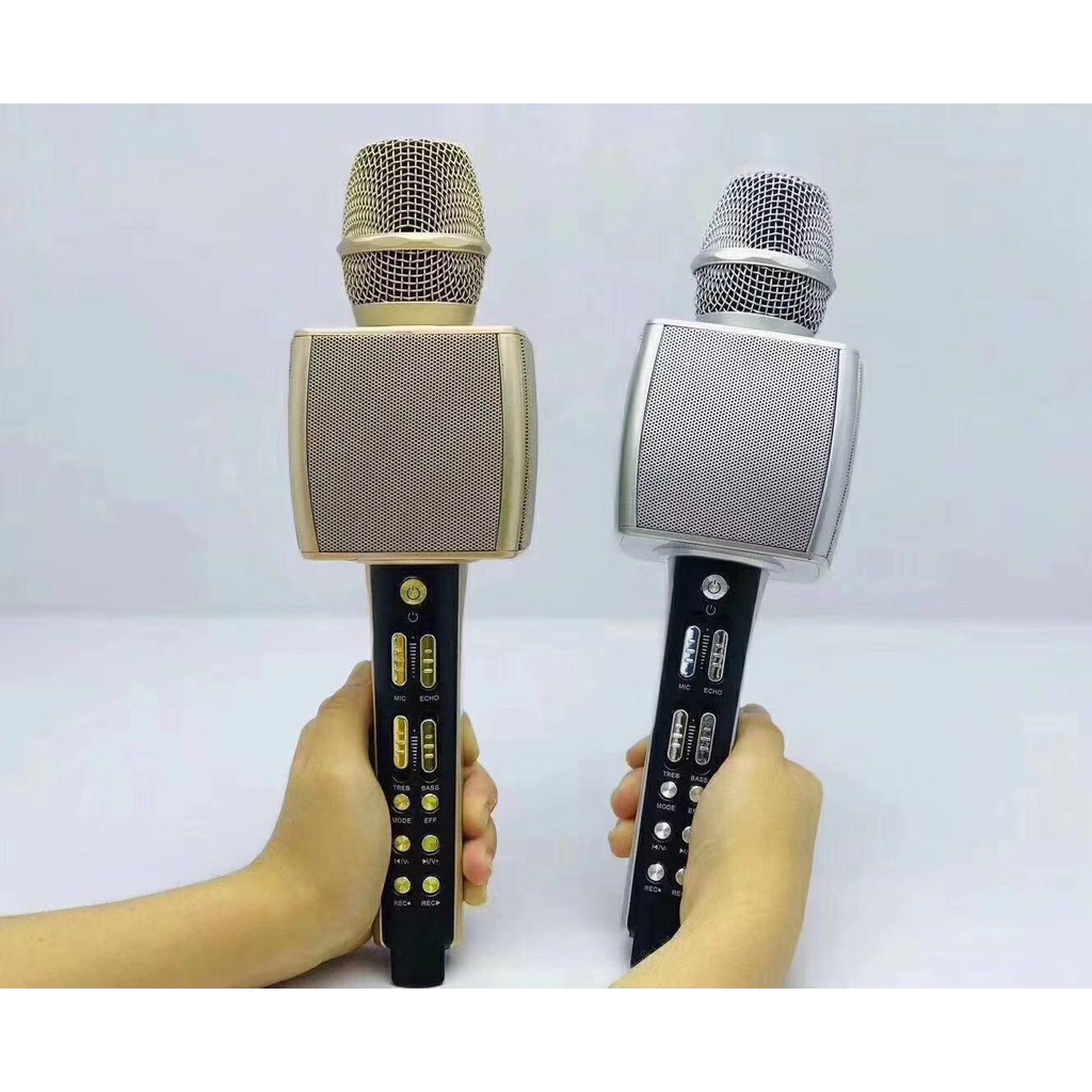 Mic Hát Karaoke cao cấp Su-YoSD YS-92 , micro karaoke bluetooth Loại 1, To, BH 6 tháng, bass trầm ấm