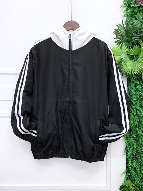 🎆𝐃𝐮̀ 𝟐 𝐋𝐨̛́𝐩🎆 BAC Áo Khoác Dù Phối Nón Tay Sọc (Kèm Video, Hình Thật) | BigBuy360 - bigbuy360.vn