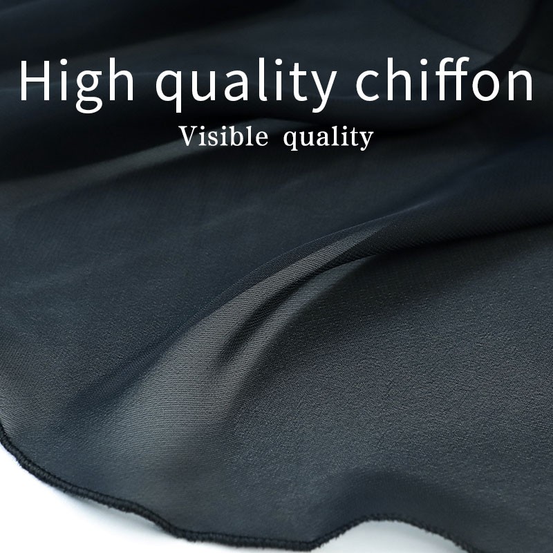 Chân Váy Múa Ba Lê Vải Chiffon Dáng Dài Màu Đen Thời Trang Cho Nữ