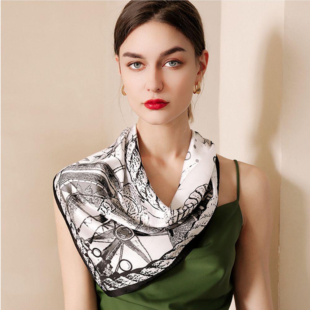 Khăn Choàng Lụa Mềm Dáng Dài Thời Trang Dành Cho Nữ