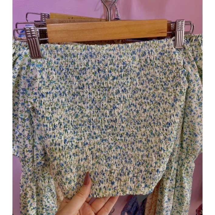 Áo nhún ngực tay phồng KARA TOP