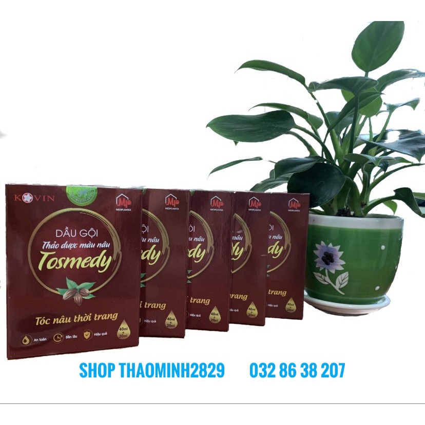 DẦU GỘI LÀ NÂU TOSMEDY - DẠNG GÓI