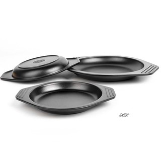 Đĩa đế để kê thố nồi đất đen nấu mì cay 7 cấp độ đẹp giá rẻ