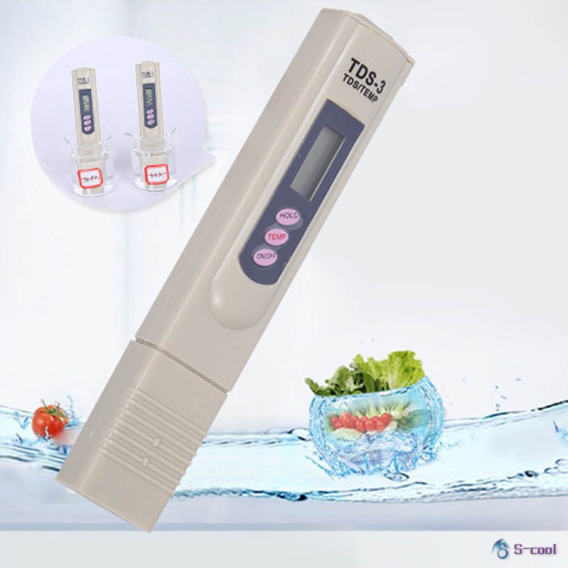 Bút đo độ pH và bút thử nước TDS-3 0-9999 PPM kèm phụ kiện chuyên dụng