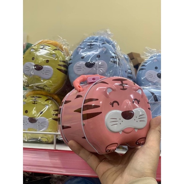 Hộp tiết kiệm tiền có khoá - két sắt mini cho bé