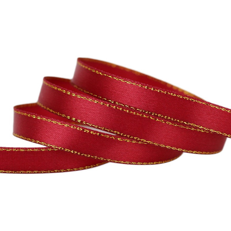 Cuộn Dây Ruy Băng 10mm 25 Yards Bằng Satin Chất Lượng Cao