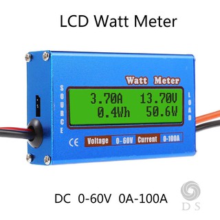 Thiết Bị Theo Dõi Công Suất 60V / 100A Dc Kỹ Thuật Số Lcd