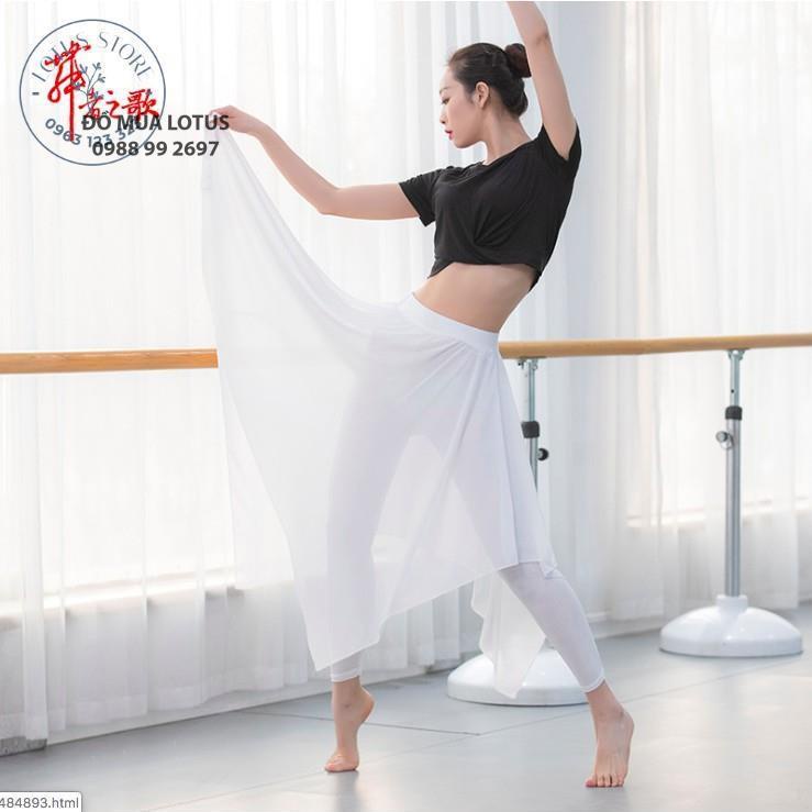 Quần múa, yogaQuần tập nhảy hiện đại xẻ tà dài  Đồ Múa Lotus