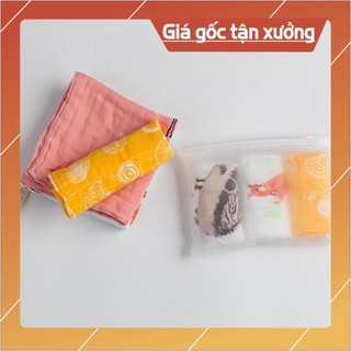 Sét 3 khăn sữa sợi tre Muslin Tree siêu mềm