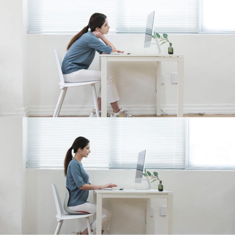 Ghế Curble Chair Wider màu đen - Ghế điều chỉnh tư thế ngồi chuẩn chống gù lưng. Chính hãng Ablue Korea