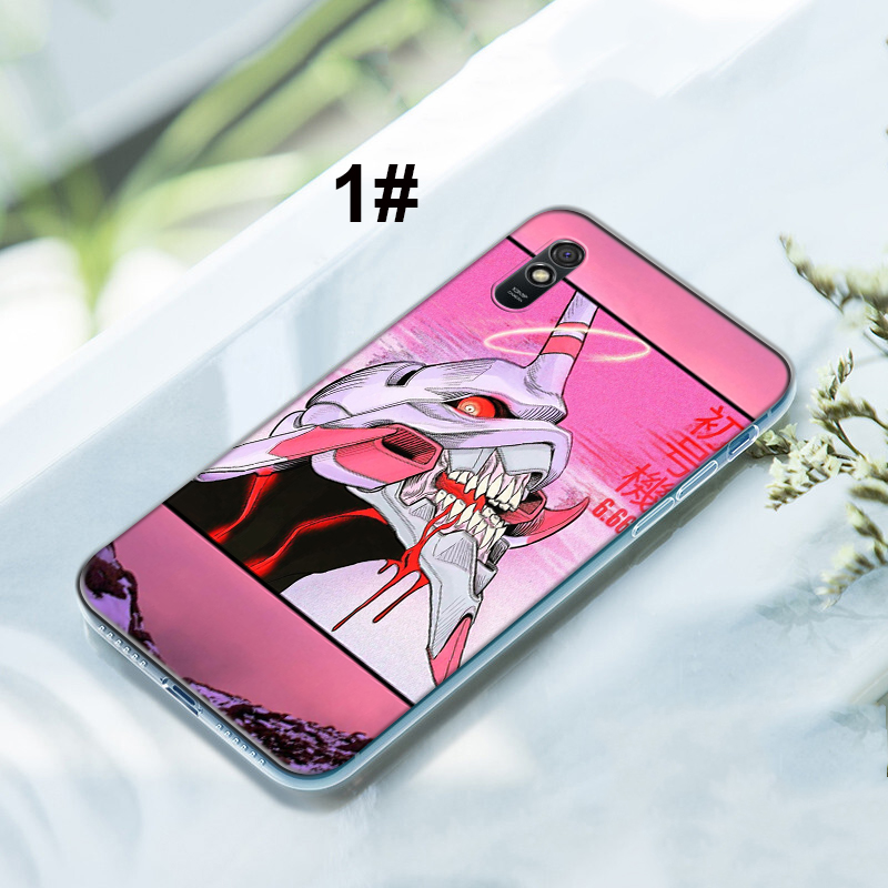 Ốp Điện Thoại Silicon Dẻo Trong Suốt Họa Tiết Neon Genesis Evangelion Cho Xiaomi Redmi Note 9 8 7 6 5 Pro Note9 Note8 Note7 Note6 Note5 Ns38