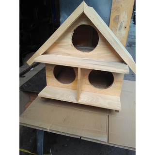 Chuồng Chim Bồ Câu Bằng Gỗ 3 Lỗ