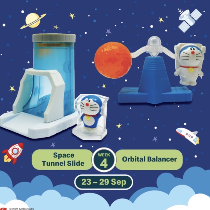 Mô hình Doraemon Mc Donald mcdonald