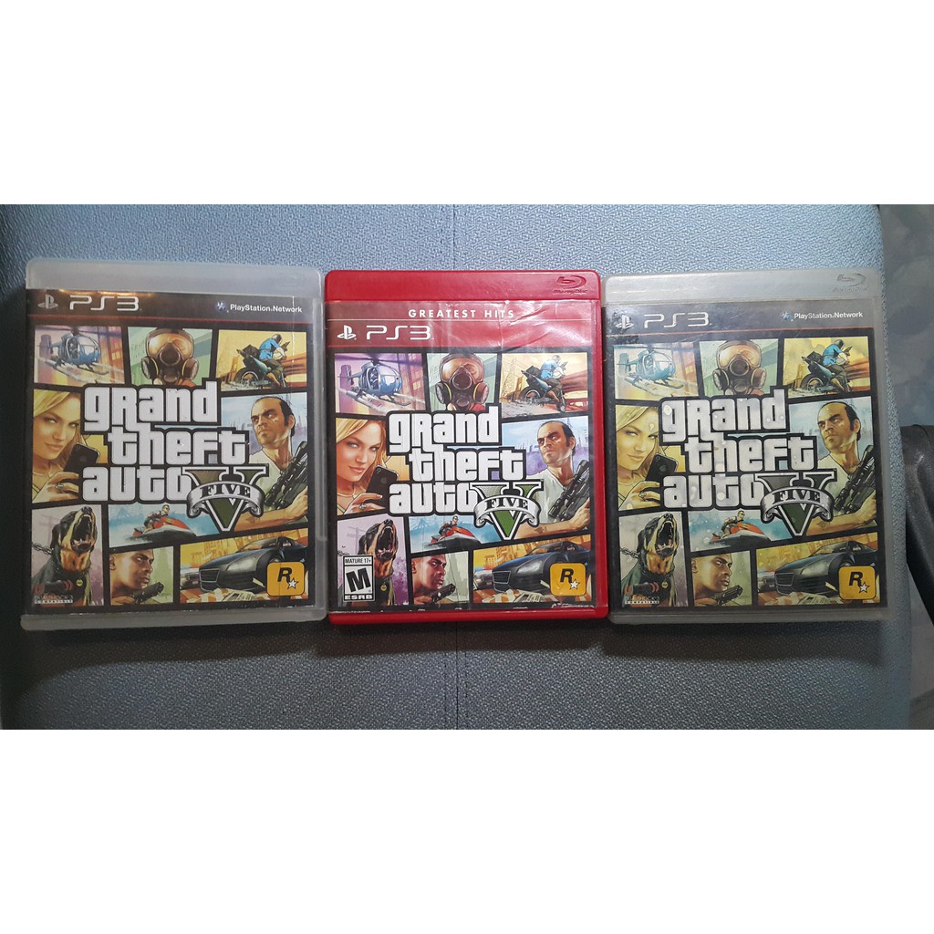 Đĩa game PS3 Grand Theft Auto V hộp đầy đủ