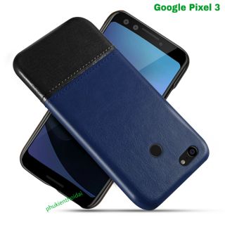 Ốp lưng Google Pixel 3 chống sốc da bò khâu chỉ thời trang cao cấp chất đẹp7