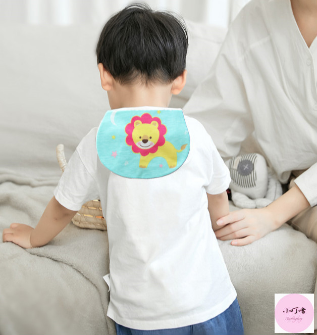 Khăn Lau Cotton Thấm Hút Mồ Hôi Lưng Cho Bé