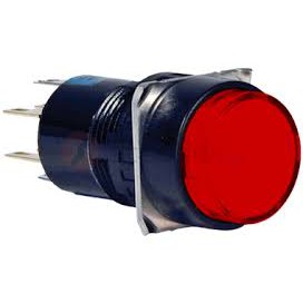 Nút nhấn đề phi 16 tròn, nhấn nhả, nhấn giữ, không đèn và có đèn, điện áp 24V, 220V.