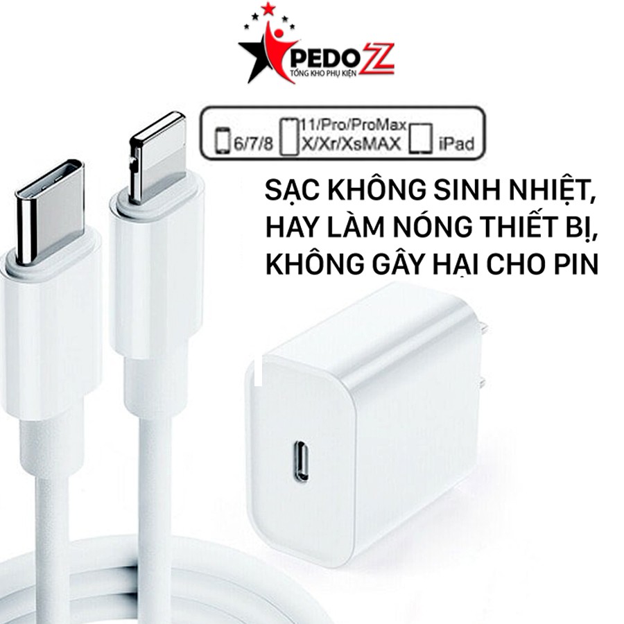 Bộ sạc iphone 20W và 18W chính hãng zin Apple PD iPhone 12 Pro Max, x Max/ 11 Pro/ X/ XS Max/ 8...