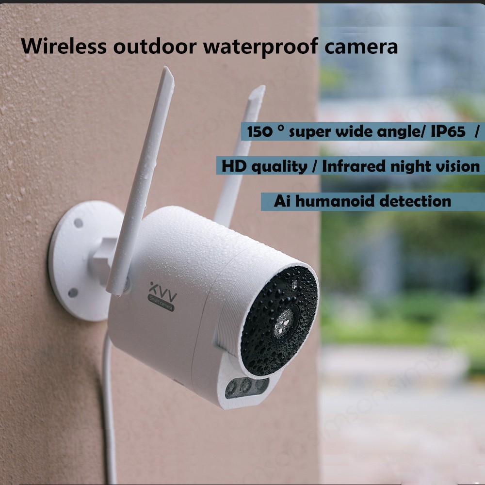 Camera ngoài trời xiaovv B10 kết nối wifi ứng dụng Xiaomi Mi Home chống nước - Minh Tín Shop