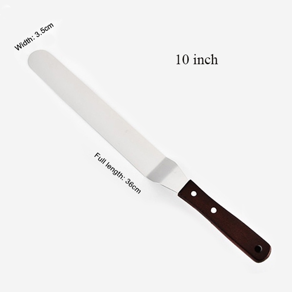 Dao Cắt Bánh Kem Bằng Thép Không Gỉ 4 / 6 / 8 / 10 &quot;Inch