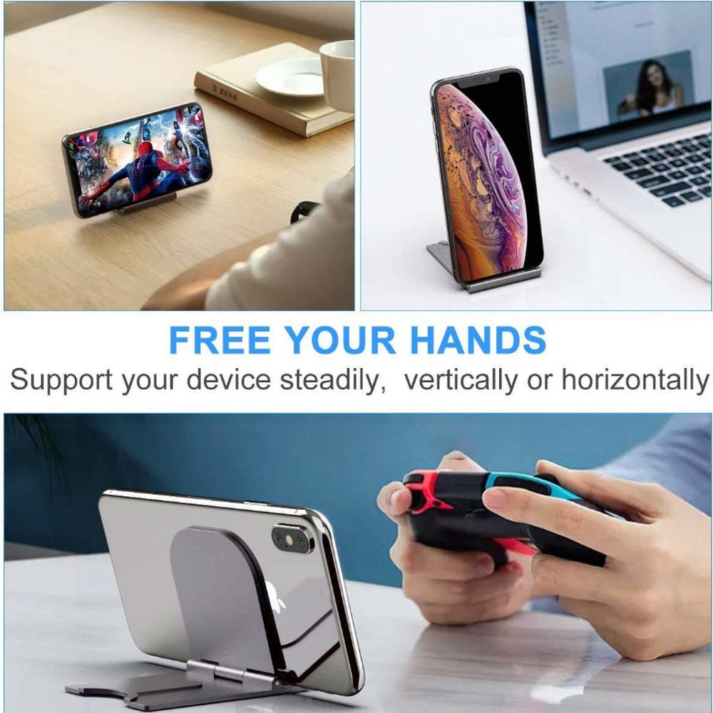 Giá đỡ điện thoại để bàn thông dụng có thể điều chỉnh cho IPhone 12 11 Pro Max iPad
