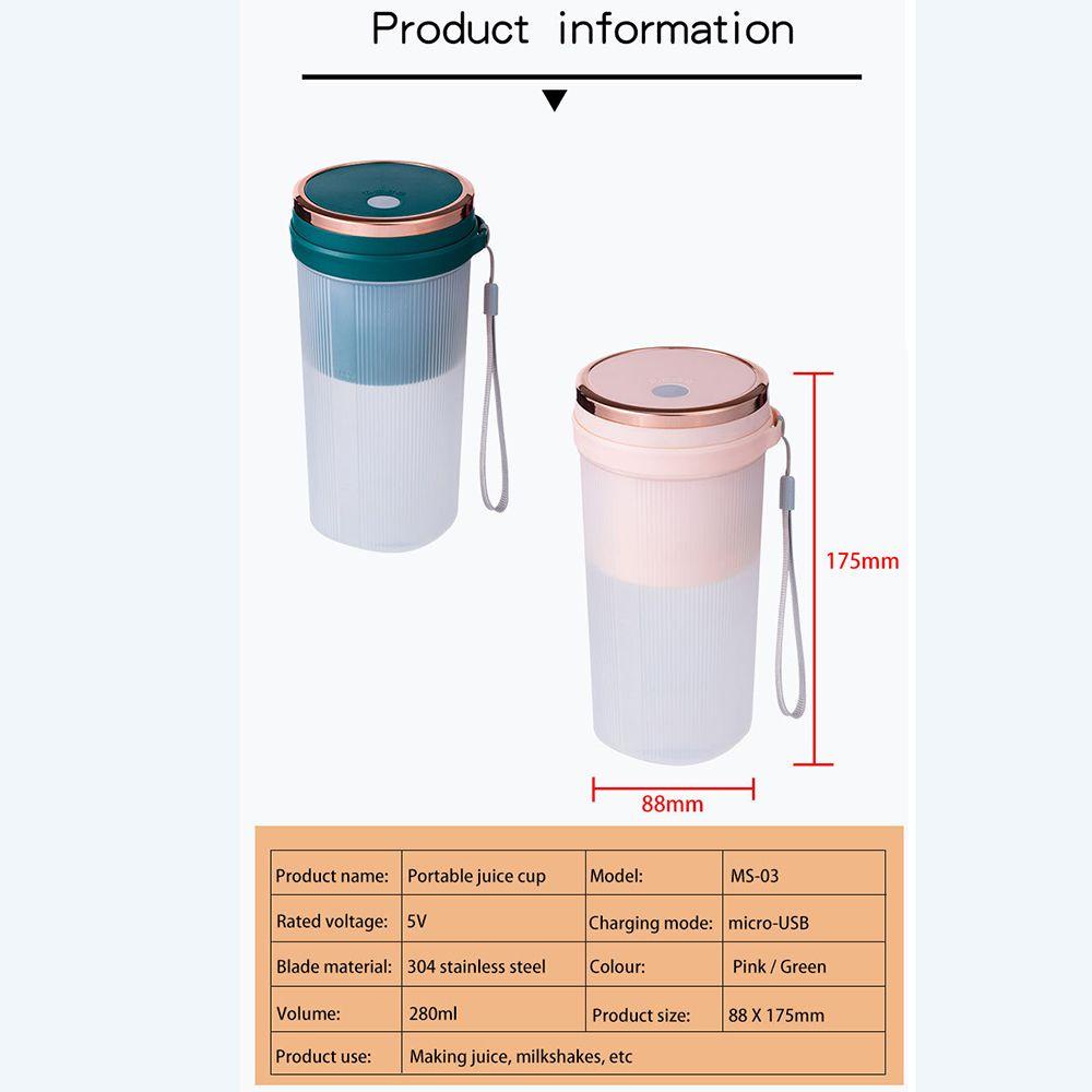Máy Xay Sinh Tố LAKAMIER 4 Lưỡi 280ml