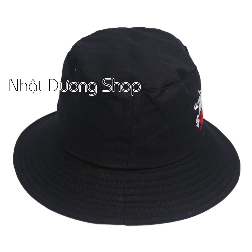 Nón bucket, tai bèo vành nhỏ-Tiền nhiều để làm gì chất liệu vải Cotton thoáng mát