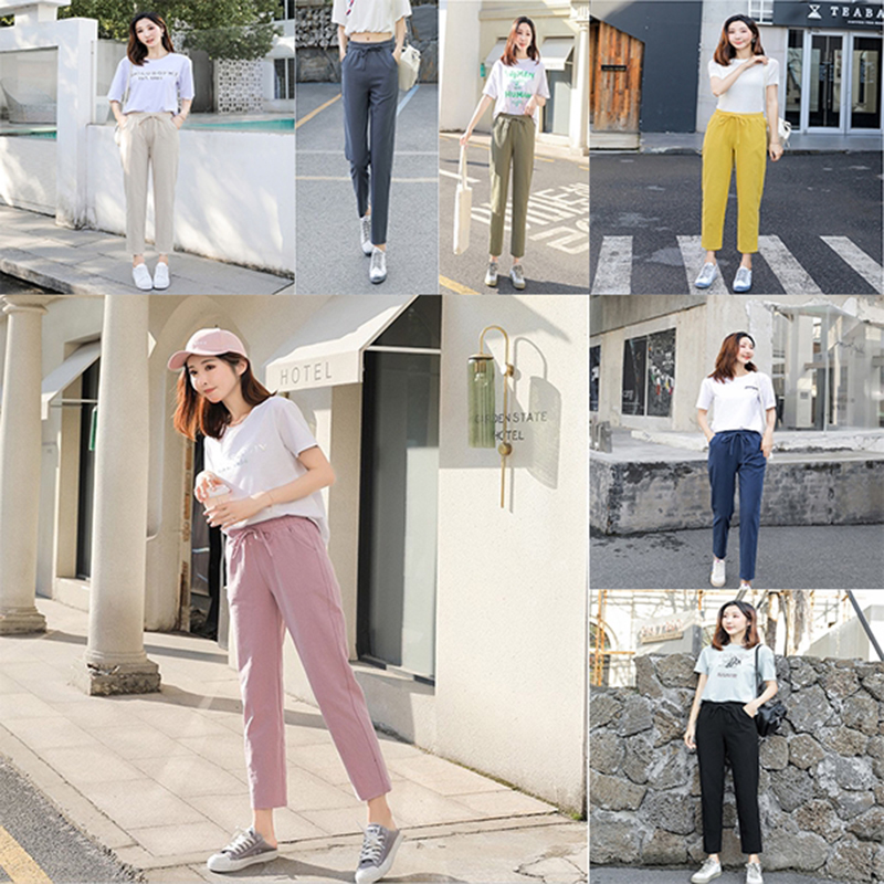 Quần Cotton Nữ Ống Rộng Size S-2Xl | BigBuy360 - bigbuy360.vn