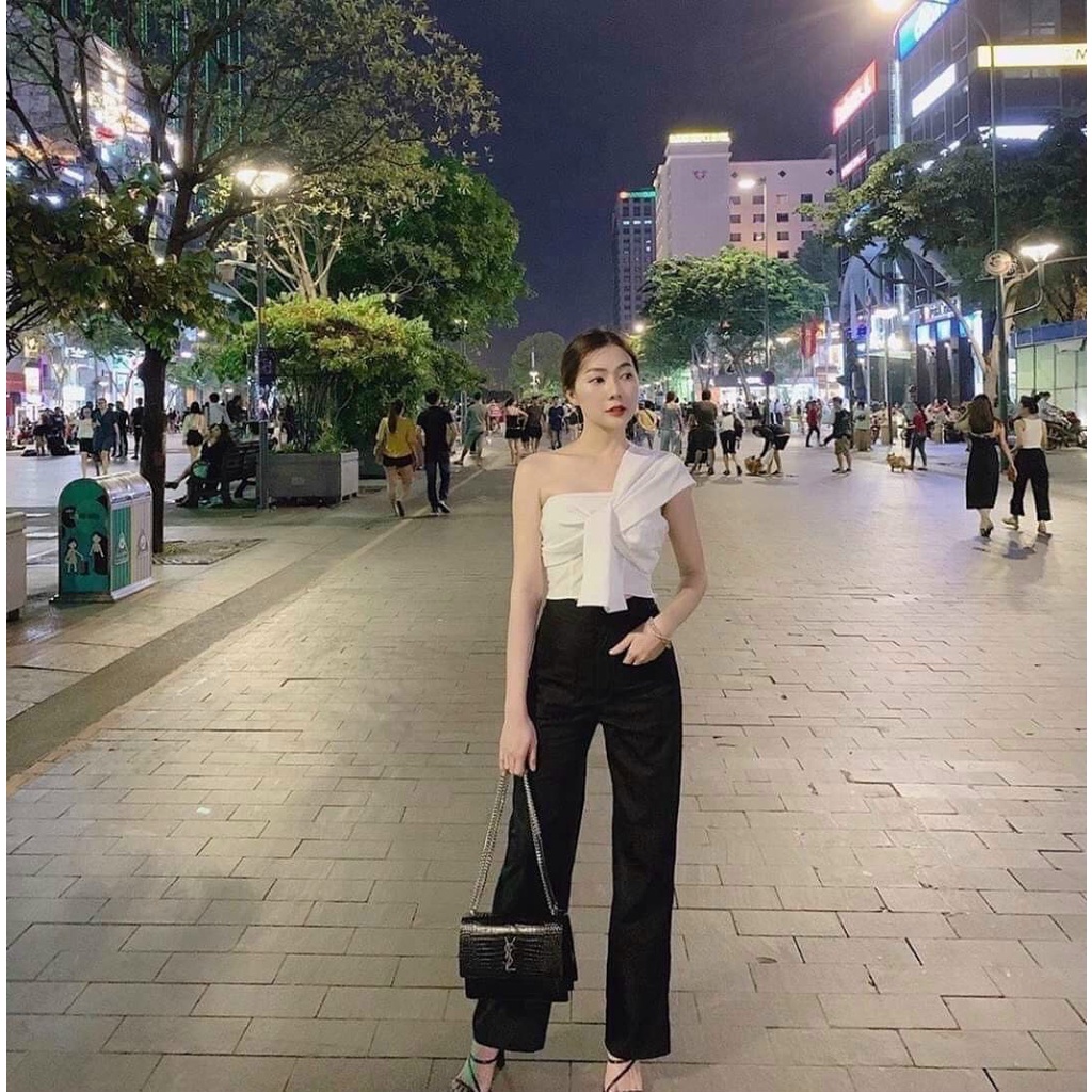 Áo Nơ Bắt Chéo,Áo Trễ Vai Kiểu Sang Chảnh,LY STORE