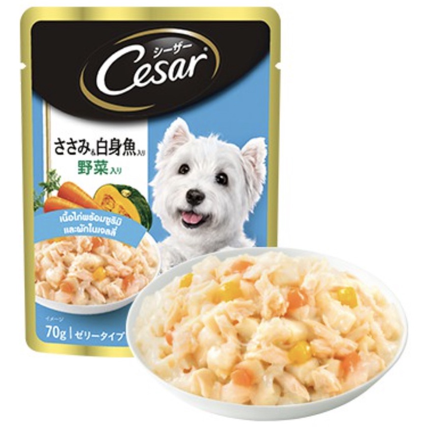 PATE TUYỆT HẢO CESAR CHO CHÓ Gói 70g