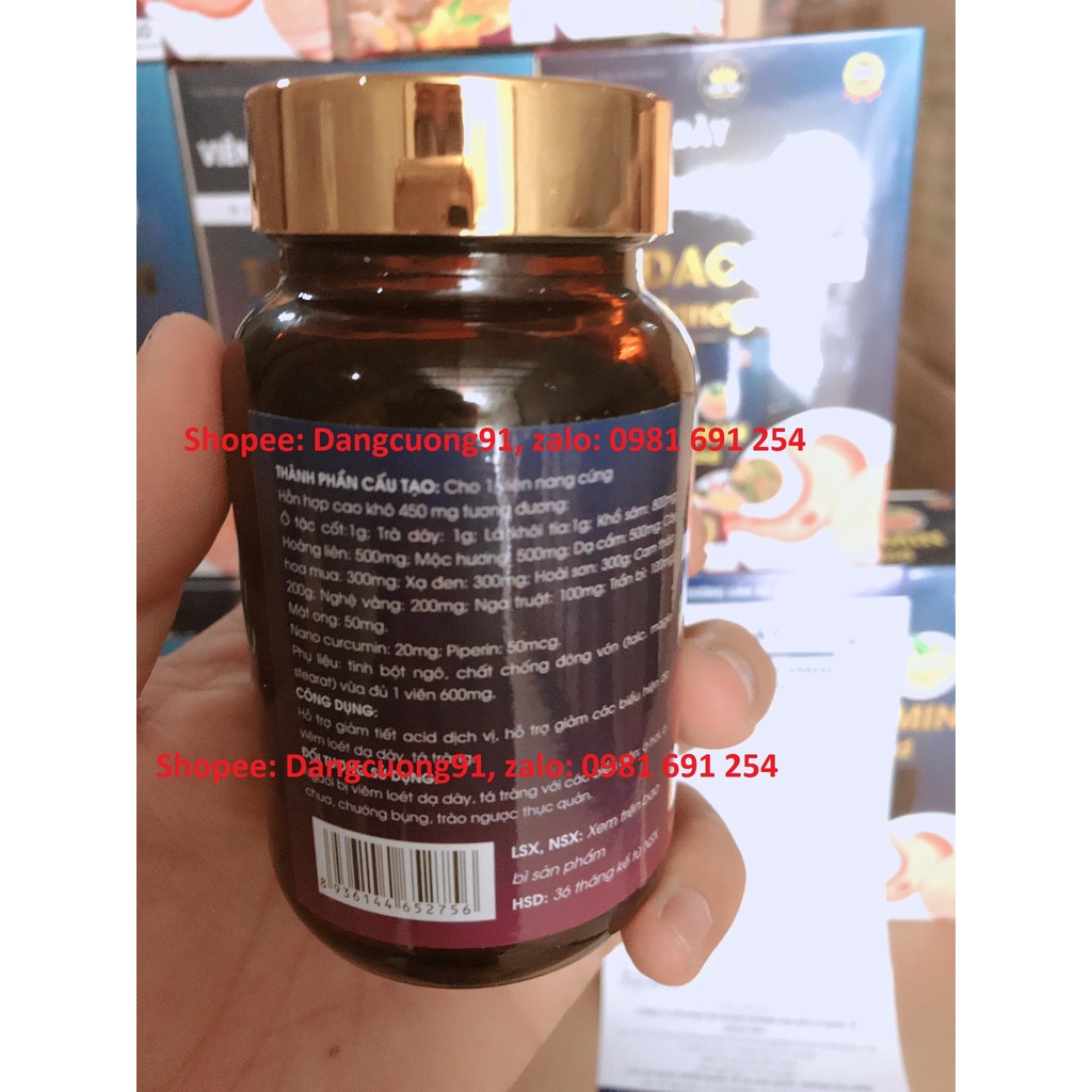Viên dạ dày Nexiumkids Tadacumin Nanogold ( hộp 60 viên )