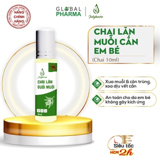 Chai lăn tinh dầu sả chanh ngăn muỗi cắn em bé JULYHOUSE 10ml