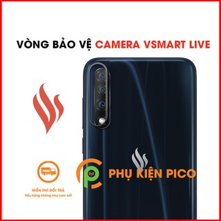 Vòng bảo vệ camera Vsmart Live - Ốp viền camera Vsmart Live màu đen
