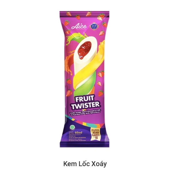 (Hỏa tốc) Kem Trái cây lốc xoáy Aice