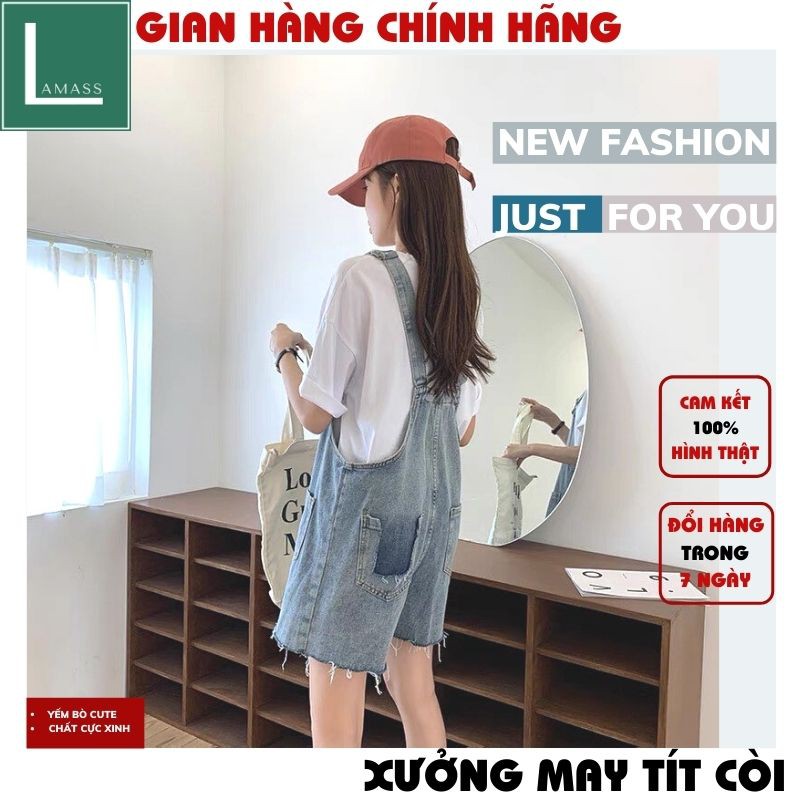 (ẢNH THẬT) yếm nữ 💚quần yếm jean nữ ,jean nữ cực xinh ,phong cách bánh bèo, vintage ,trẻ trung hàn quốc ulzzang LAMASS | BigBuy360 - bigbuy360.vn