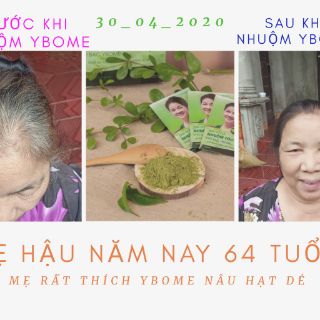 TINH BỘT LÁ NHUỘM TÓC PHỦ BẠC YBOME