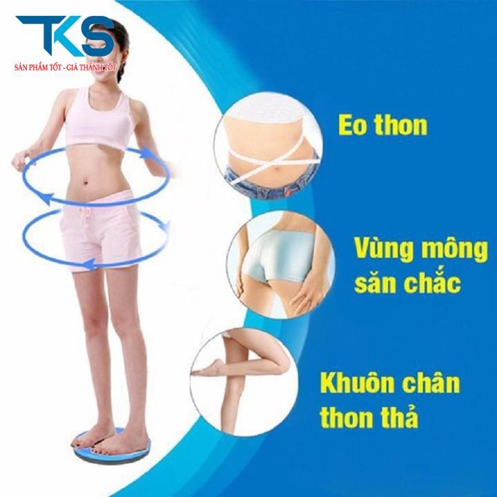 Đĩa xoay eo giảm cân Waisttwisting 360 độ, dụng cụ tập thể dục tại nhà