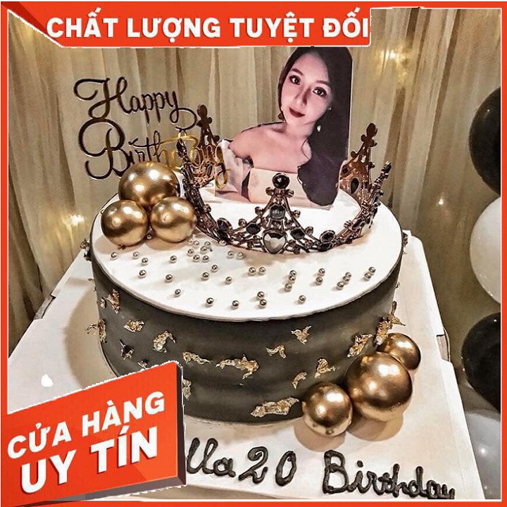 Vương Miện trang trí bánh kem[ CHỈ GIÁM GIÁ 1 NGÀY ] Trang trí bánh, phụ kiện trang trí bánh kem, đồ trang trí | BigBuy360 - bigbuy360.vn