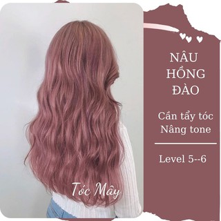 Thuốc Nhuộm Tóc Màu Nâu Hồng Đào