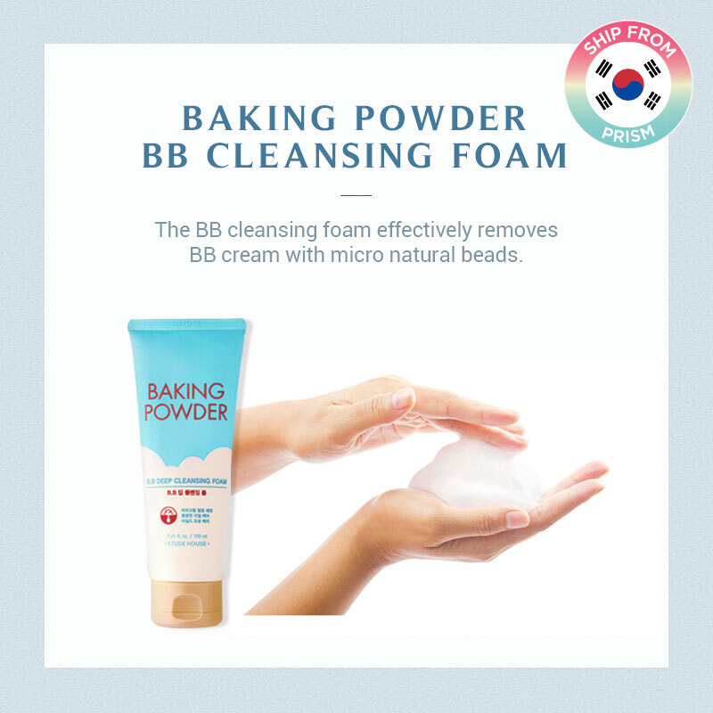 Baking Powder BB Etude House bọt sữa rửa mặt làm sạch sâu se khít lỗ chân lông