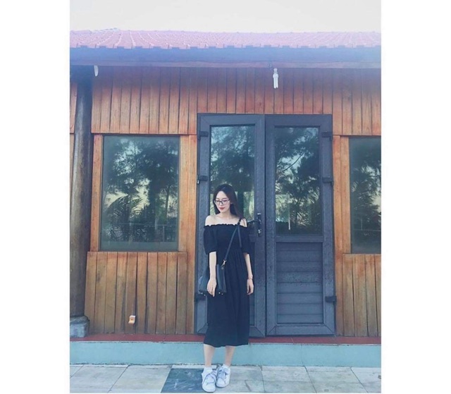 ĐẦM MARU DRESS - ĐẦM TRỄ VAI - ĐẦM XẺ TÀ | BigBuy360 - bigbuy360.vn