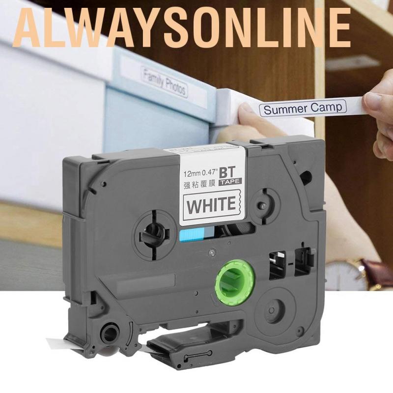 Băng Nhãn Dán 12mm Alwaysonline Cho Máy In Brother Tze-131 P-Touch | BigBuy360 - bigbuy360.vn
