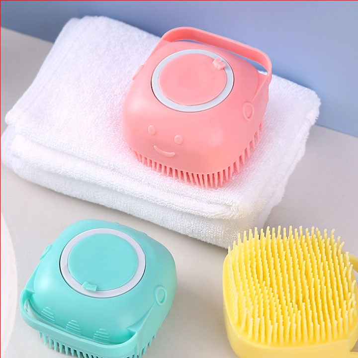 Bông tắm silicon tạo bọt massage