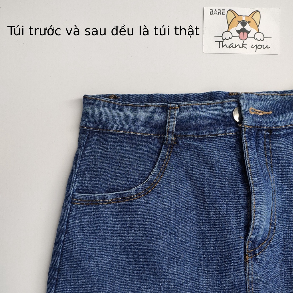 chân váy đuôi cá - chân váy jean dáng ngắn CV02 | BigBuy360 - bigbuy360.vn